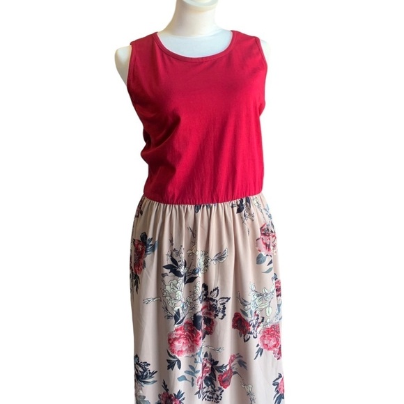 MIA Minx women's size medium floral maxi dress - Picture 6 of 7